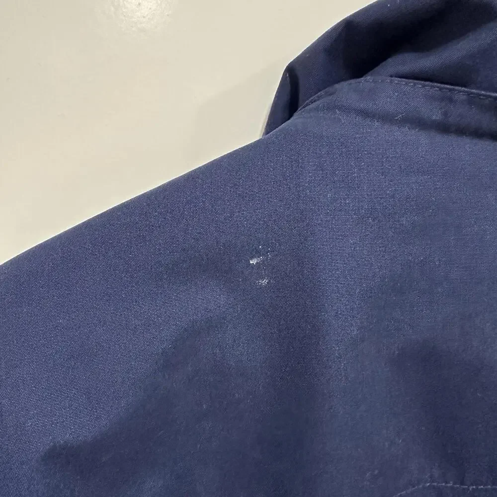 VTG Eddie Bauer Mens Large Wool Blanket Lined Chore Coat Jacket Mountain Parka - Picture 7 of 9